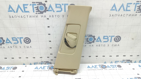 Center pillar trim, upper belt, right, Toyota Camry v55 15-17 usa, beige, scratches