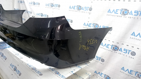 Rear bumper bare Toyota Camry v55 15-17 usa black, pressed, tear, scratches