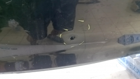 Rear bumper bare Toyota Camry v55 15-17 usa black, pressed, tear, scratches