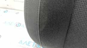 The upholstery of the back of the passenger seat of Hyundai Santa FE 21-23 is black fabric, heated, and can be cleaned