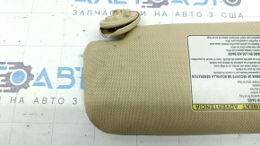 Right visor Toyota Camry v55 15-17 usa beige, without hook, dry cleanable