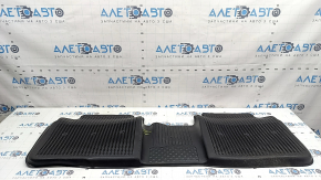 Set of floor mats, rubber, Toyota Camry v55 15-17 usa, black