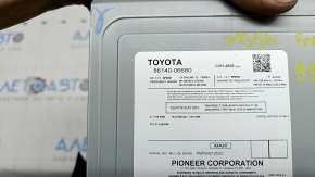 Display radio disc drive player Toyota Camry v55 15-17 usa hybrid, worn, display defect