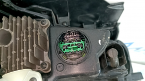 Front left headlight Hyundai Santa FE 21-23 halogen + LED, seal peeled off
