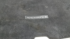 Trunk mat fabric Hyundai Santa FE 21-23 black, dry cleanable