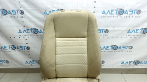 Passenger seat Toyota Camry v55 15-17 usa without airbag, LE, mechanical, beige fabric, dry cleanable