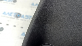 Rear center console trim Hyundai Santa FE 21-23 black, with air duct deflector, without charging ports, scratches