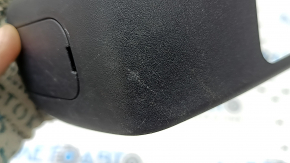 Rear left seat runner plug, 2nd row, front right, Hyundai Santa FE 21-23, black, with plug, scratches