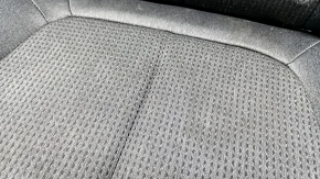 Rear row of seats, 2nd row, right Hyundai Santa FE 21-23, black fabric, electric folding, wrinkled, needs cleaning