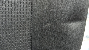 Rear row of seats, 2nd row, right Hyundai Santa FE 21-23, black fabric, electric folding, wrinkled, needs cleaning