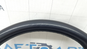 Naked steering wheel Hyundai Santa FE 21-23 black leather, without buttons and paddles, scratches, dents