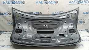 Audi A4 B8 13-16 rest sedan trunk lid without spoiler, silver LX7P, painted 0.3-0.35