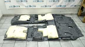 Hyundai Santa FE 19-23 black floor covering, dry cleanable