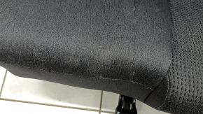 Rear row of seats, 2nd row, left Hyundai Santa FE 21-23, black fabric, electric folding, with seat belt, wrinkled, needs cleaning