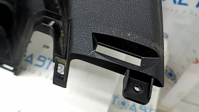 Right arch trim Hyundai Santa FE 21-23 black, without buttons and cigarette lighter, broken fasteners, scratches, scuffs, crack