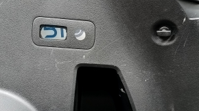 Right arch trim Hyundai Santa FE 21-23 black, without buttons and cigarette lighter, broken fasteners, scratches, scuffs, crack