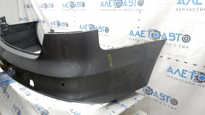 Bare rear bumper Audi A4 B8 13-16 rest for S-Line parking sensors, silver, without plug, in glue