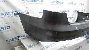 Bare rear bumper Audi A4 B8 13-16 rest for S-Line parking sensors, silver, without plug, in glue