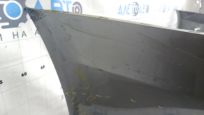 Bare rear bumper Audi A4 B8 13-16 rest for S-Line parking sensors, silver, without plug, in glue