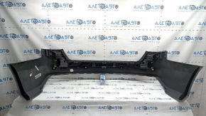 Bare rear bumper Audi A4 B8 13-16 rest for S-Line parking sensors, silver, without plug, in glue