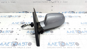 Left side mirror assembly Audi A4 B8 08-16 12+2 pins, memory, turn signal, auto-dimming, BSM, silver