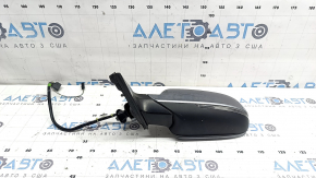 Left side mirror assembly Audi A4 B8 08-16 12+2 pins, memory, turn signal, auto-dimming, BSM, silver