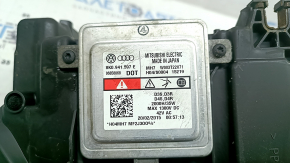 Front left headlight assembly Audi A4 B8 13-16 rest xenon LED, needs polishing, scratches, yellowing LED