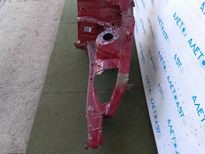 The front left quarter of Lexus ES 19-26 is sawed off, red, butt