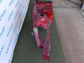 Front right quarter of Lexus ES 19-26 sawed off, with central pillar, red