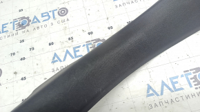 Inner rear right door sill trim Audi A4 B8 08-16 sedan, black, scratches