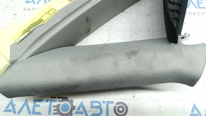 Right rear window trim panel for Audi A4 B8 13-16 restyling sedan, light gray, dry-cleanable