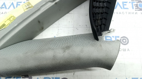Right rear window trim panel for Audi A4 B8 13-16 restyling sedan, light gray, dry-cleanable