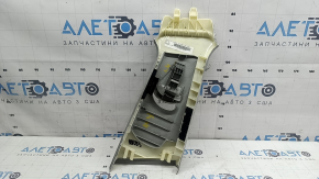 Upper center pillar trim, left belt, Audi A4 B8 13-16 rest, gray sedan, dry-cleanable