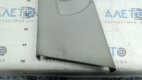 Upper center pillar trim, left belt, Audi A4 B8 13-16 rest, gray sedan, dry-cleanable
