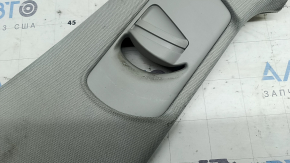 Upper center pillar trim, left belt, Audi A4 B8 13-16 rest, gray sedan, dry-cleanable