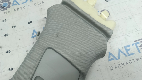 Upper center pillar trim, left belt, Audi A4 B8 13-16 rest, gray sedan, dry-cleanable