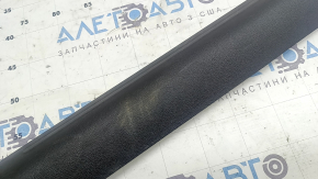 Inner door sill trim, front right, Audi A4 B8 08-16 sedan, black, worn