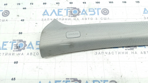 Upper left front pillar trim for Audi A4 B8 13-16 restyling sedan, gray, for dry cleaning