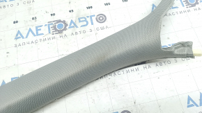 Upper left front pillar trim for Audi A4 B8 13-16 restyling sedan, gray, for dry cleaning