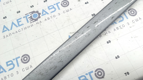 Right threshold molding Audi A4 B8 08-16 silver, worn