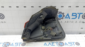 Left outer fender light for Jeep Cherokee KL 14-18 pre-restoration, broken connector mount, dried out seal, scratches