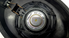 The front right door speaker of the Subaru Forester 14-18 SJ is dented, there is a chip on the housing