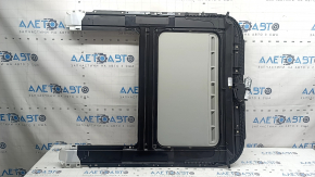 Sunroof assembly Audi A4 B8 08-16 sedan, gray curtain, in glue