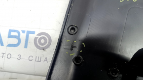 Rear driver's seat cover for Audi A4 B8 08-16, black, broken fasteners, broken fasteners