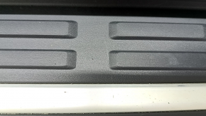 Set of step sills for Hyundai Santa FE 19-23, chrome structure, cracks, scratches, broken fastening, corrosion of brackets