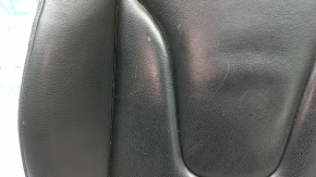 Audi A4 B8 13-16 passenger seat cushion upholstery, black leather, heated, scratches, dry cleanable