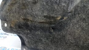 The left underbody protection of Honda CRV 20-22 AWD is worn and torn
