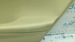 Door trim, rear right card, Toyota Camry v55 15-17 usa, beige with beige plastic insert, rubber armrest, scratches, dry cleanable