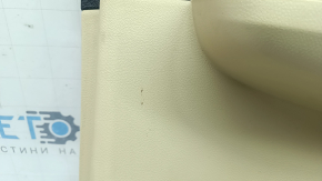 Door trim, rear right card, Toyota Camry v55 15-17 usa, beige with beige plastic insert, rubber armrest, scratches, dry cleanable