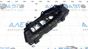 Front left window lift control trim BMW X3 G01 18-24 black with chrome, scratches